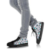 Pattern Print Penguin Men Women's High Top Shoes-grizzshop