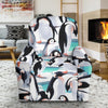 Pattern Print Penguin Recliner Cover-grizzshop