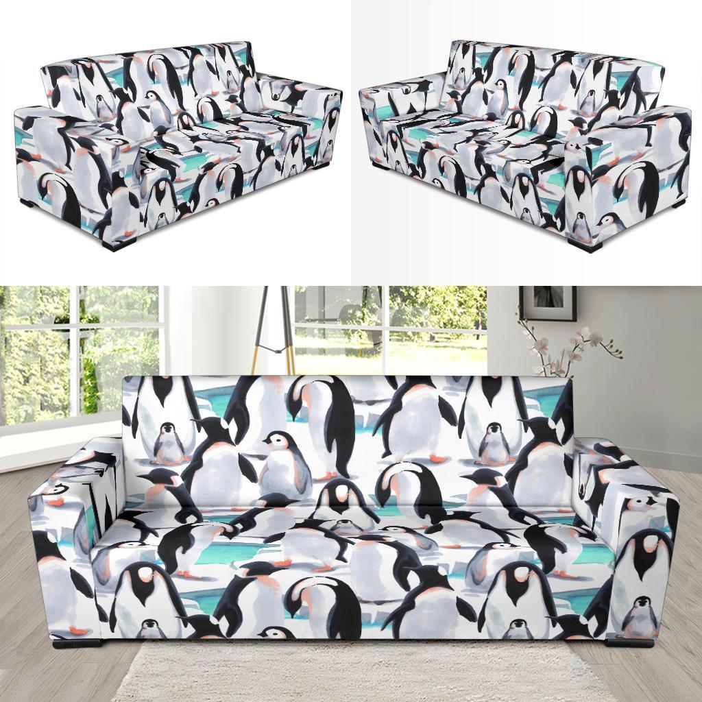 Pattern Print Penguin Sofa Covers-grizzshop