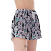 Pattern Print Penguin Women's Shorts-grizzshop