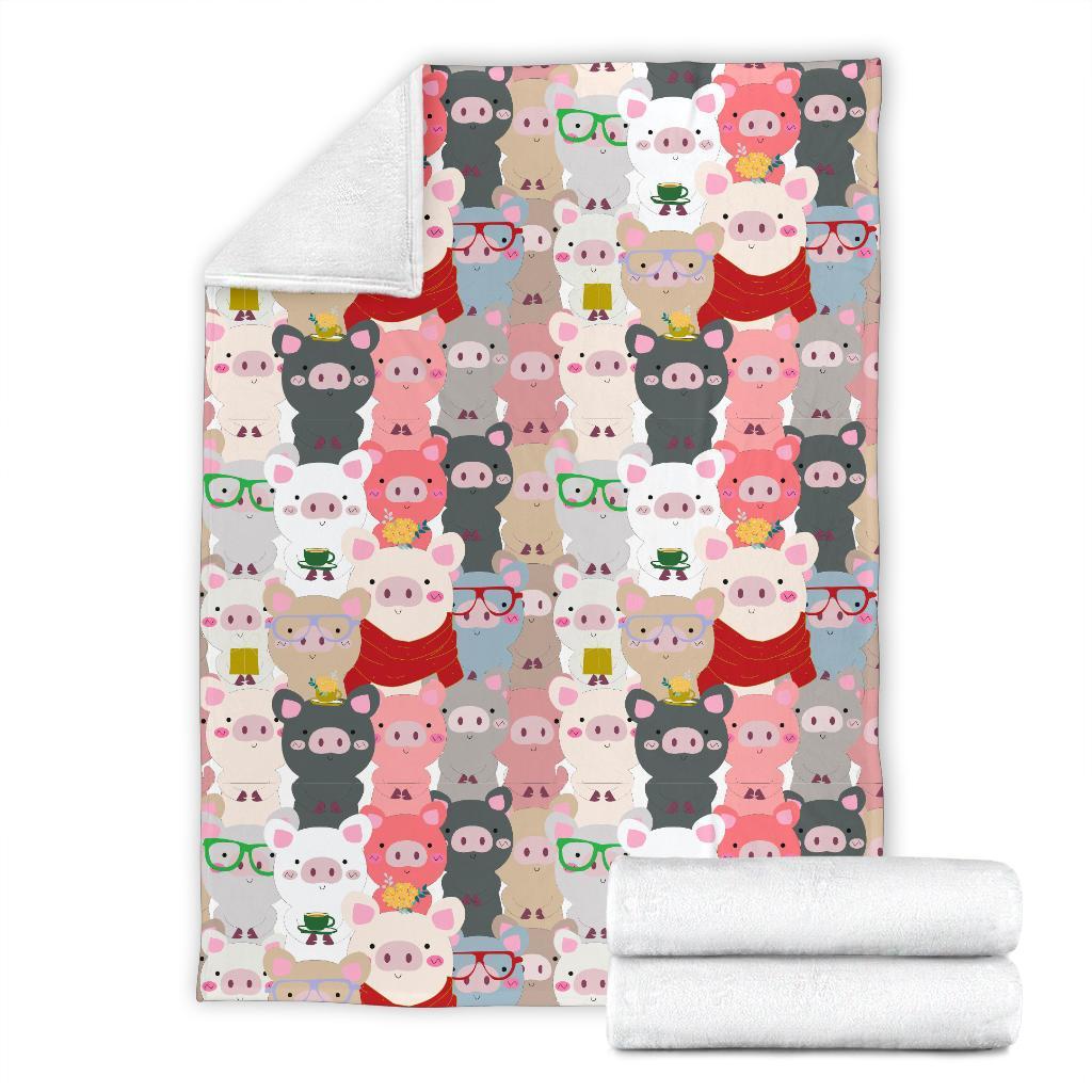 Pattern Print Pig Blanket-grizzshop