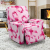 Pattern Print Pink Ribbon Breast Cancer Awareness Recliner Cover-grizzshop