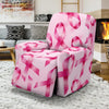 Pattern Print Pink Ribbon Breast Cancer Awareness Recliner Cover-grizzshop