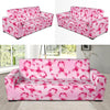 Pattern Print Pink Ribbon Breast Cancer Awareness Sofa Covers-grizzshop