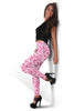 Pattern Print Pink Ribbon Breast Cancer Awareness Women Leggings-grizzshop