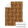 Pattern Print Pizza Blanket-grizzshop