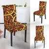 Pattern Print Pizza Chair Cover-grizzshop