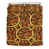 Pattern Print Pizza Duvet Cover Bedding Set-grizzshop