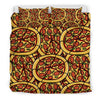 Pattern Print Pizza Duvet Cover Bedding Set-grizzshop