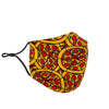 Pattern Print Pizza Face Mask-grizzshop