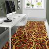 Pattern Print Pizza Floor Mat-grizzshop