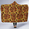Pattern Print Pizza Hooded Blanket-grizzshop