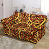 Pattern Print Pizza Loveseat Cover-grizzshop