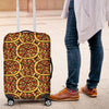 Pattern Print Pizza Luggage Cover Protector-grizzshop