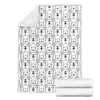 Pattern Print Polar Bear Blanket-grizzshop