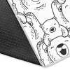 Pattern Print Polar Bear Floor Mat-grizzshop