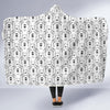 Pattern Print Polar Bear Hooded Blanket-grizzshop