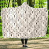 Pattern Print Polar Bear Hooded Blanket-grizzshop