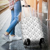 Pattern Print Polar Bear Luggage Cover Protector-grizzshop