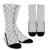 Pattern Print Polar Bear Unisex Crew Socks-grizzshop