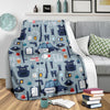 Pattern Print Police Blanket-grizzshop