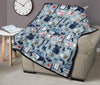 Pattern Print Police Quilt-grizzshop