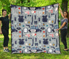 Pattern Print Police Quilt-grizzshop