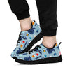 Pattern Print Police Sneaker Shoes For Men Women-grizzshop