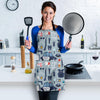 Pattern Print Police Women's Apron-grizzshop