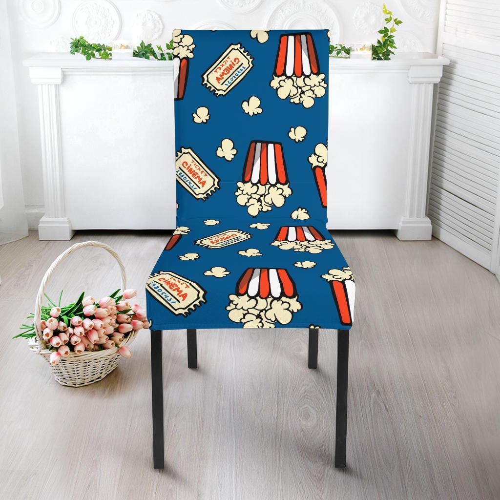 Pattern Print Popcorn Chair Cover-grizzshop