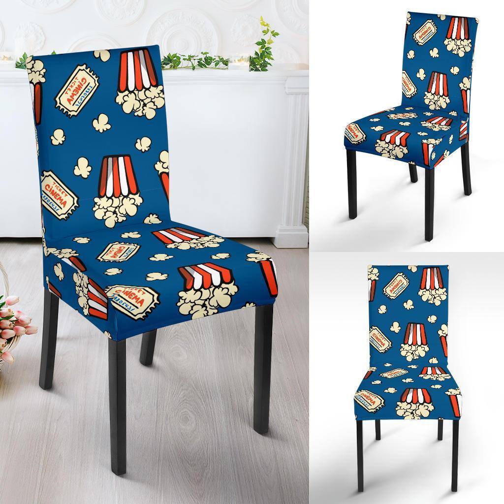 Pattern Print Popcorn Chair Cover-grizzshop