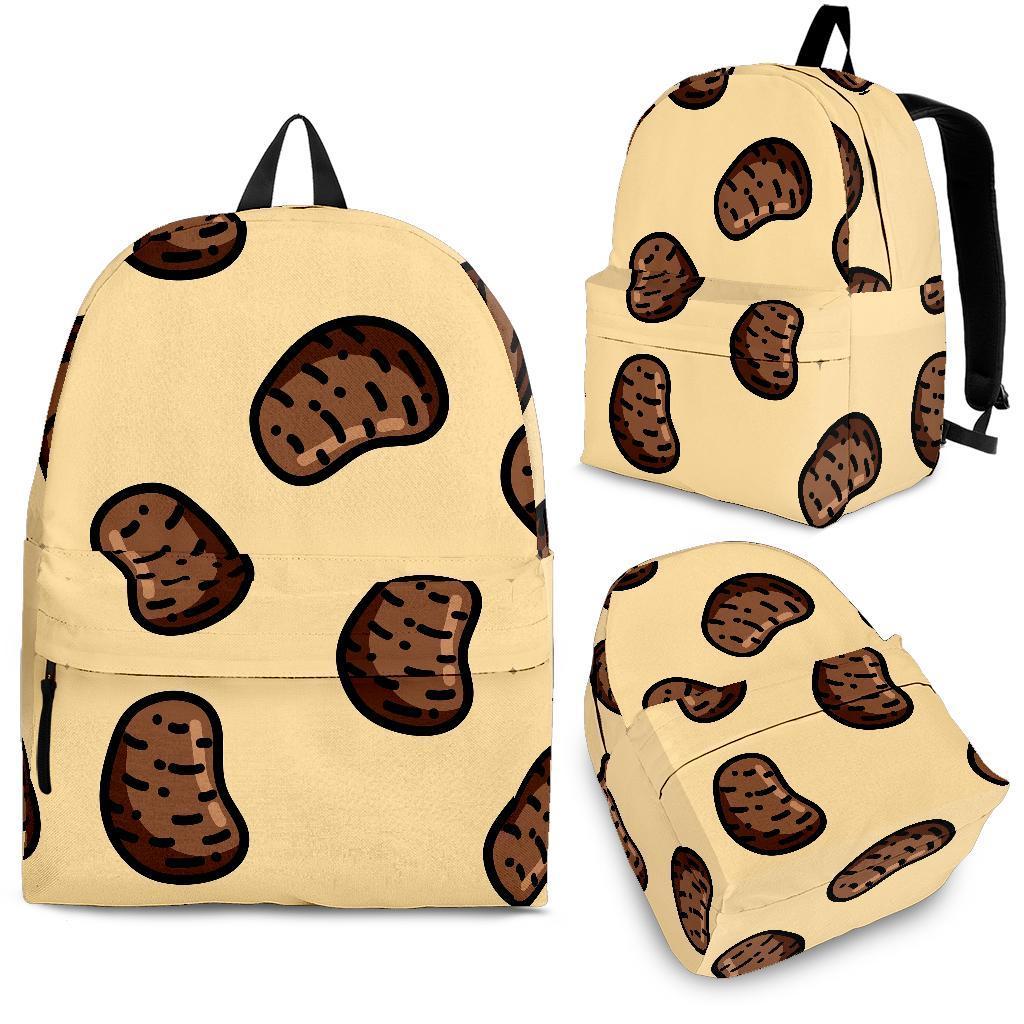 Pattern Print Potato Backpack-grizzshop