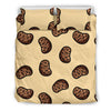 Pattern Print Potato Duvet Cover Bedding Set-grizzshop