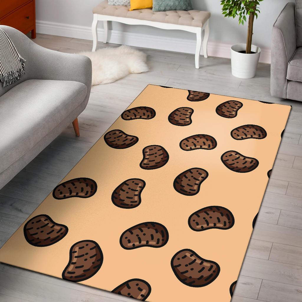 Pattern Print Potato Floor Mat-grizzshop