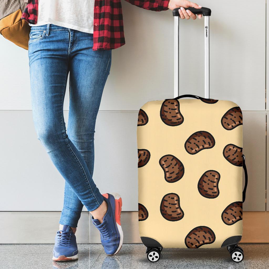 Pattern Print Potato Luggage Cover Protector-grizzshop