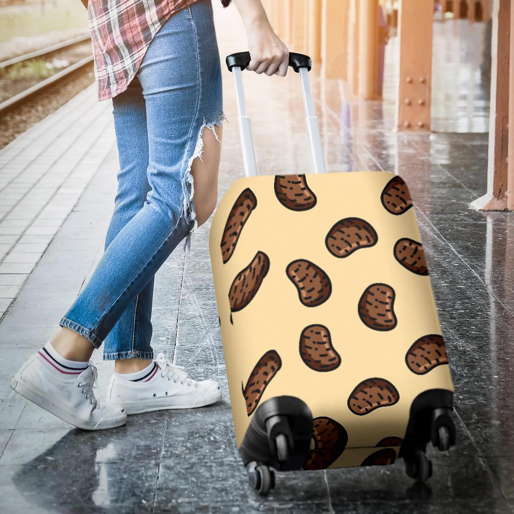 Pattern Print Potato Luggage Cover Protector-grizzshop