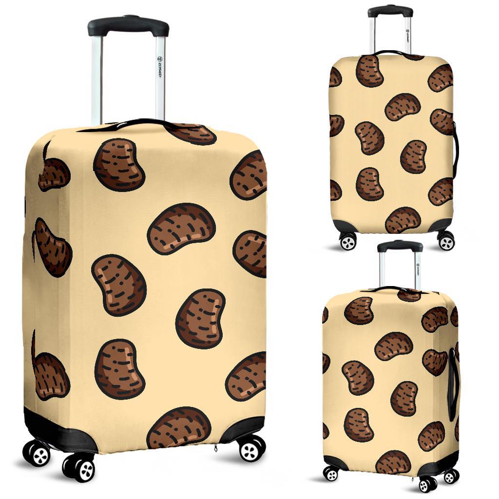 Pattern Print Potato Luggage Cover Protector-grizzshop