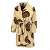 Pattern Print Potato Men Long Robe-grizzshop