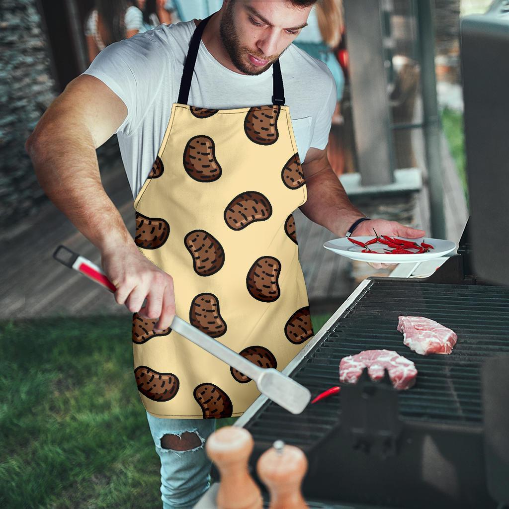 Pattern Print Potato Men's Apron-grizzshop