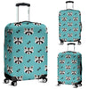 Pattern Print Raccoon Luggage Cover Protector-grizzshop