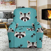 Pattern Print Raccoon Recliner Cover-grizzshop