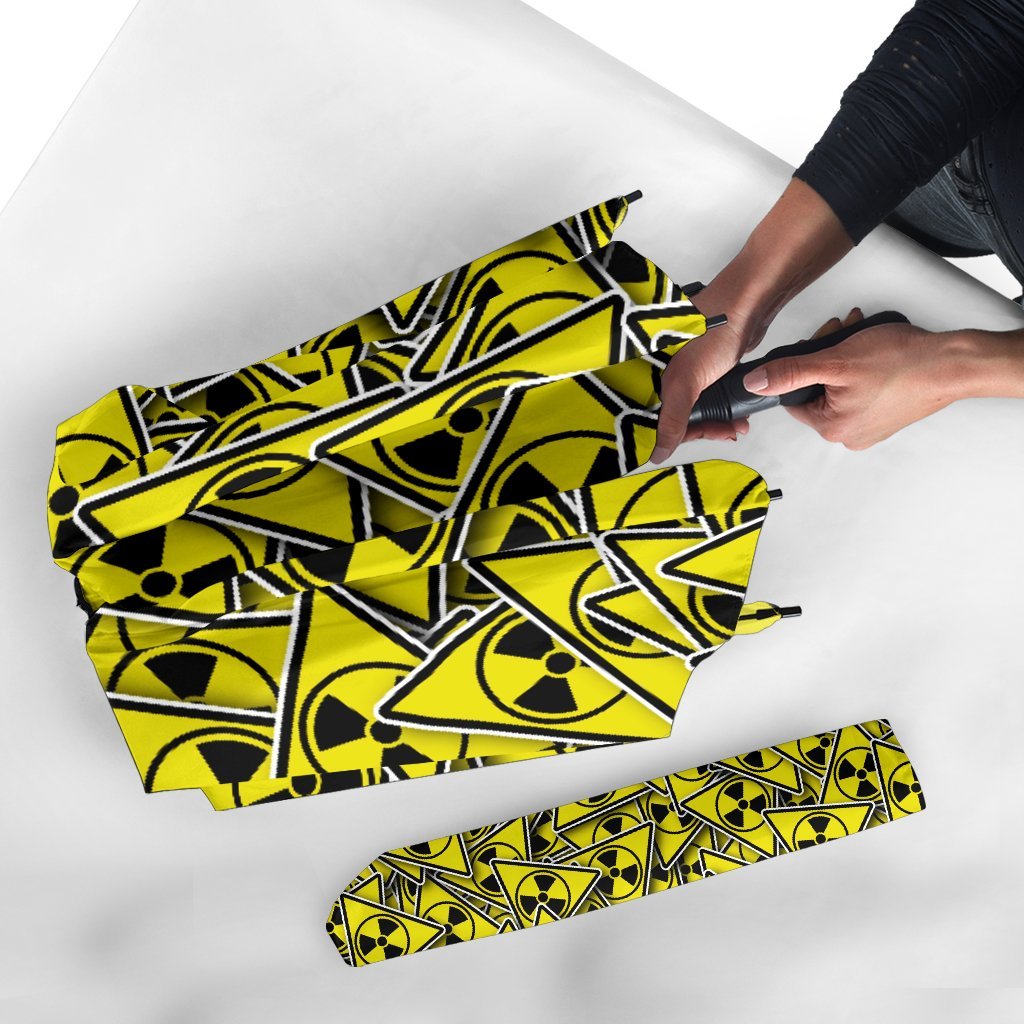 Pattern Print Radiation Automatic Foldable Umbrella-grizzshop