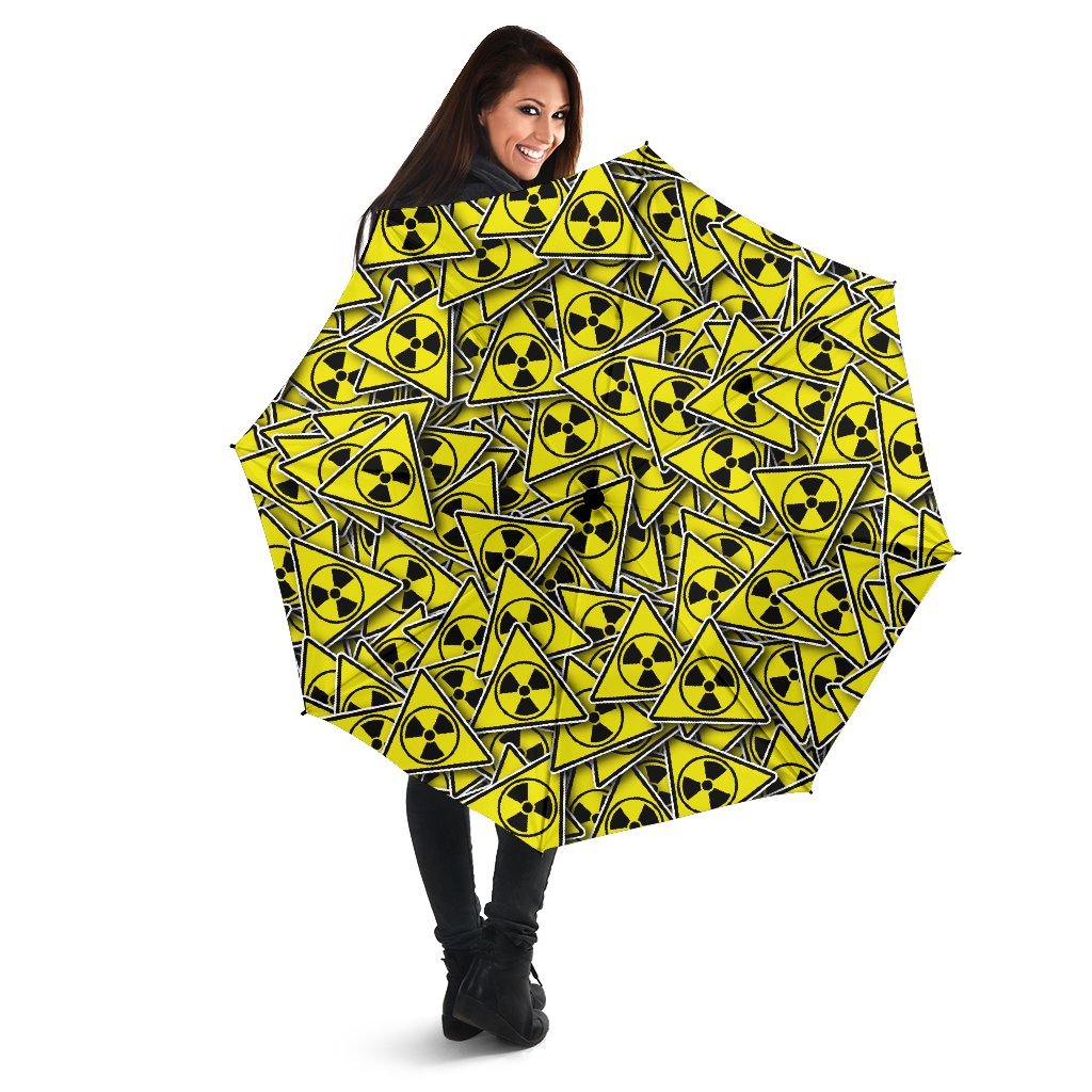 Pattern Print Radiation Automatic Foldable Umbrella-grizzshop