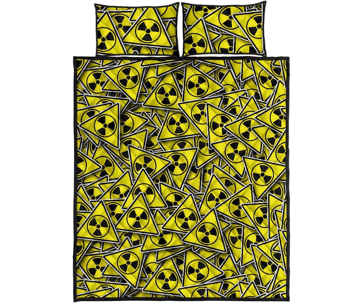 Pattern Print Radiation Bed Set Quilt-grizzshop