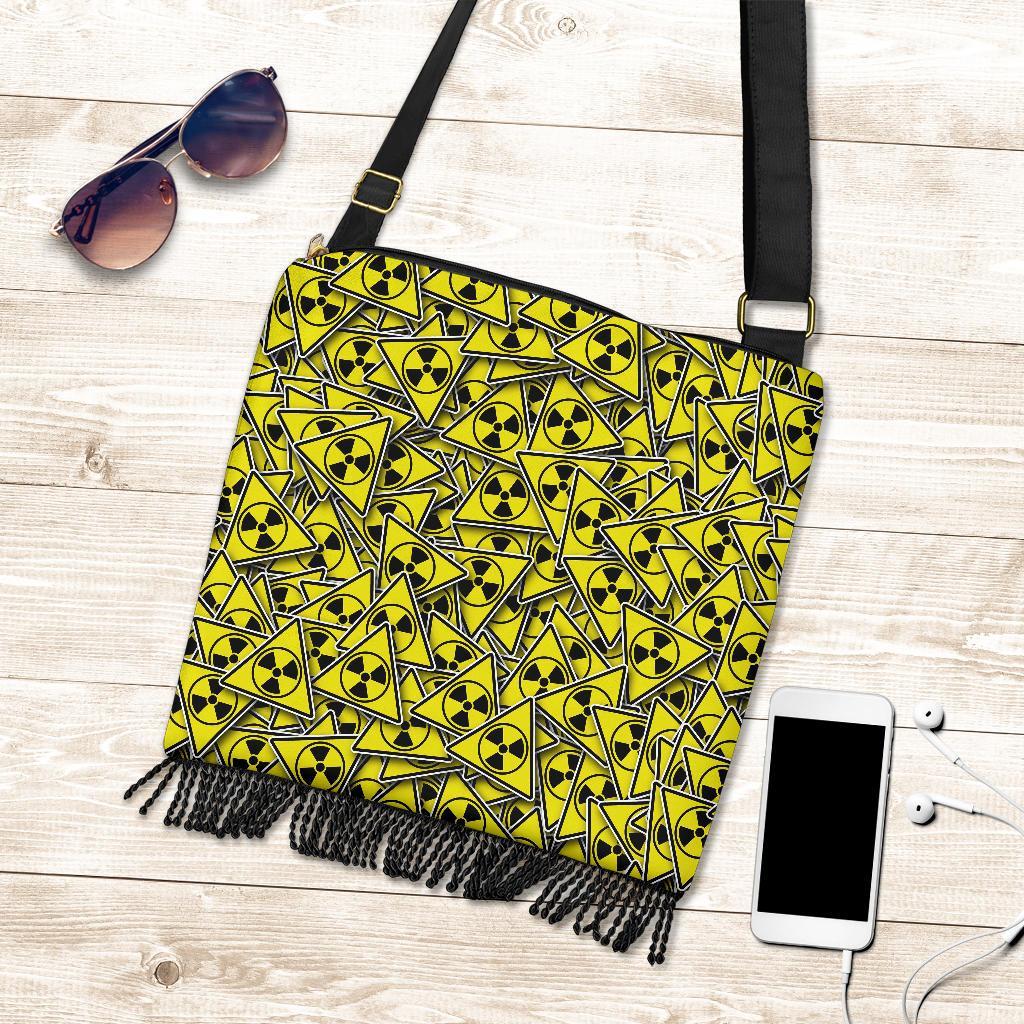 Pattern Print Radiation Crossbody bags-grizzshop