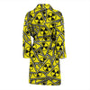 Pattern Print Radiation Men Long Robe-grizzshop