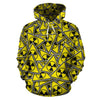 Pattern Print Radiation Men Women Pullover Hoodie-grizzshop