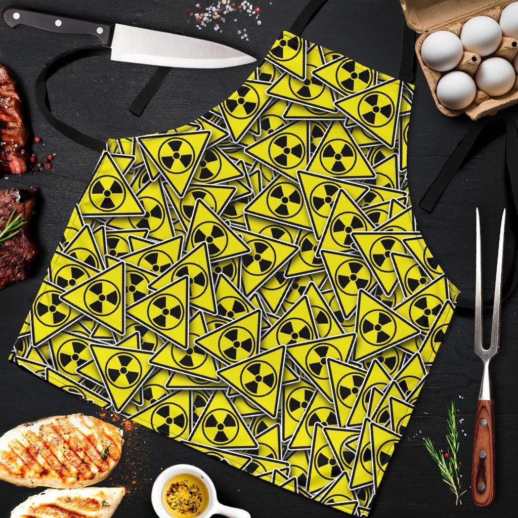 Pattern Print Radiation Men's Apron-grizzshop