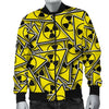 Pattern Print Radiation Men's Bomber Jacket-grizzshop