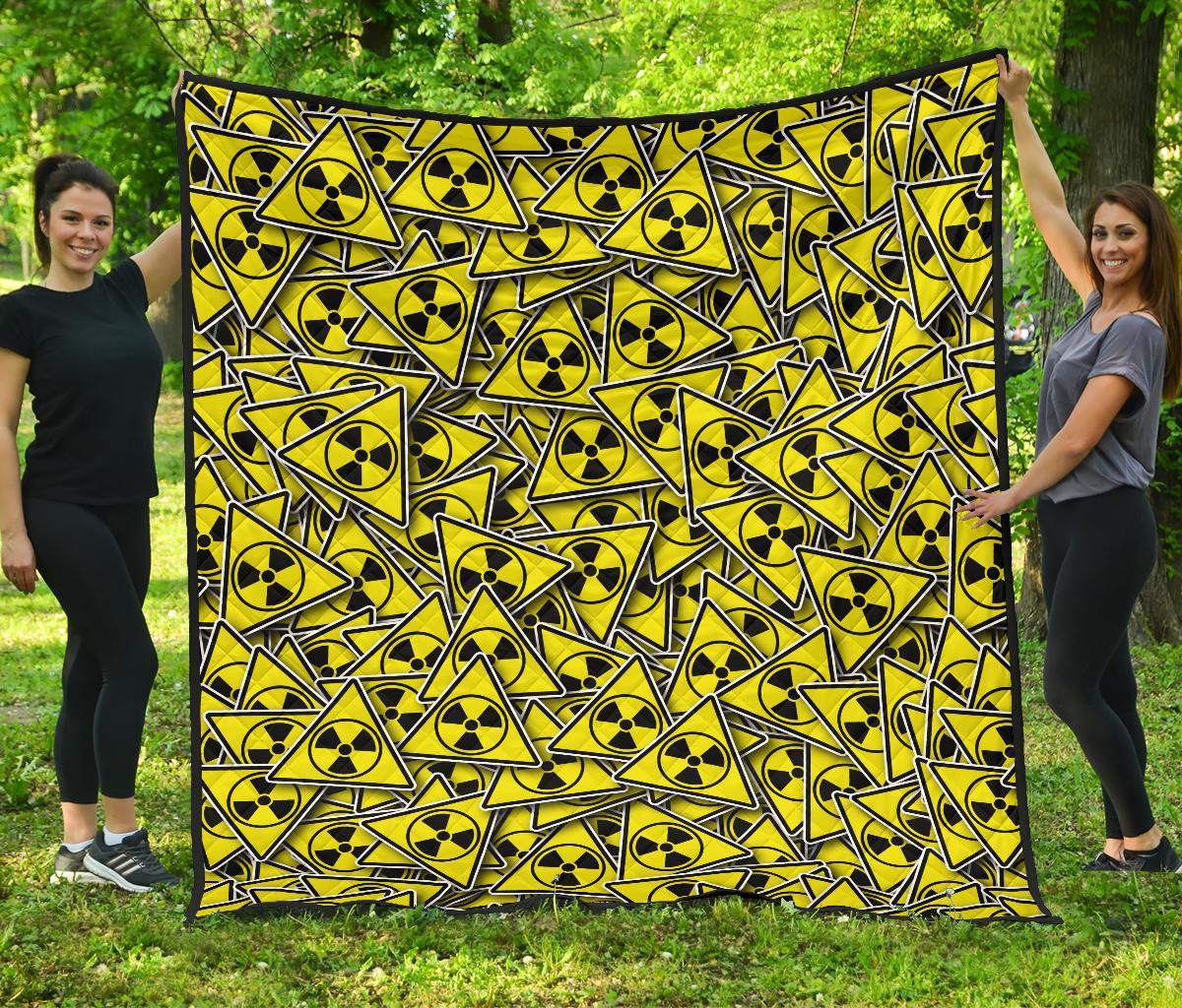 Pattern Print Radiation Quilt-grizzshop